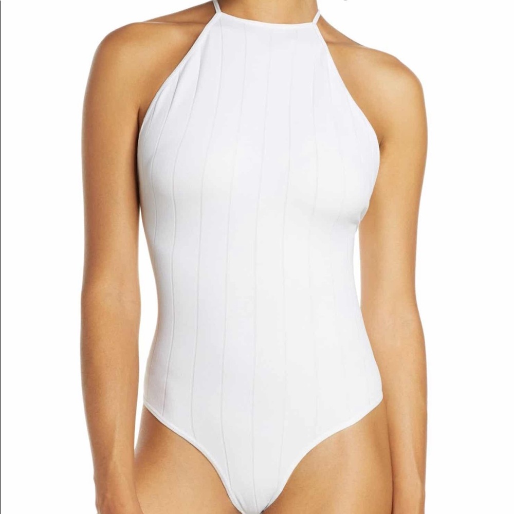 Free People White Bodysuit